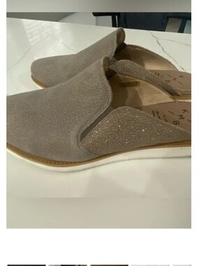 Anthropologie Beige KMB Leather Mules